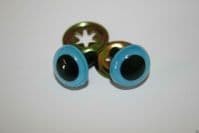 Crystal Plastic Safety Teddy Bear Eyes Inc Washers Soft Toy Making -Blue 10mm